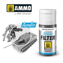 LC Ammo by MIG Acrylic Filter Medium Grey