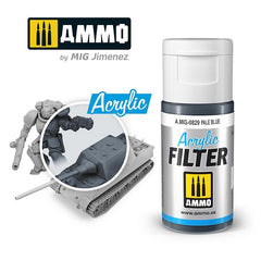 LC Ammo by MIG Acrylic Filter Pale Blue