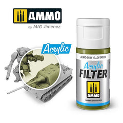 LC Ammo by MIG Acrylic Filter Yellow Green
