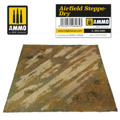 Ammo by MIG Dioramas - Scenic Mats - Airfield Steppe-Dry