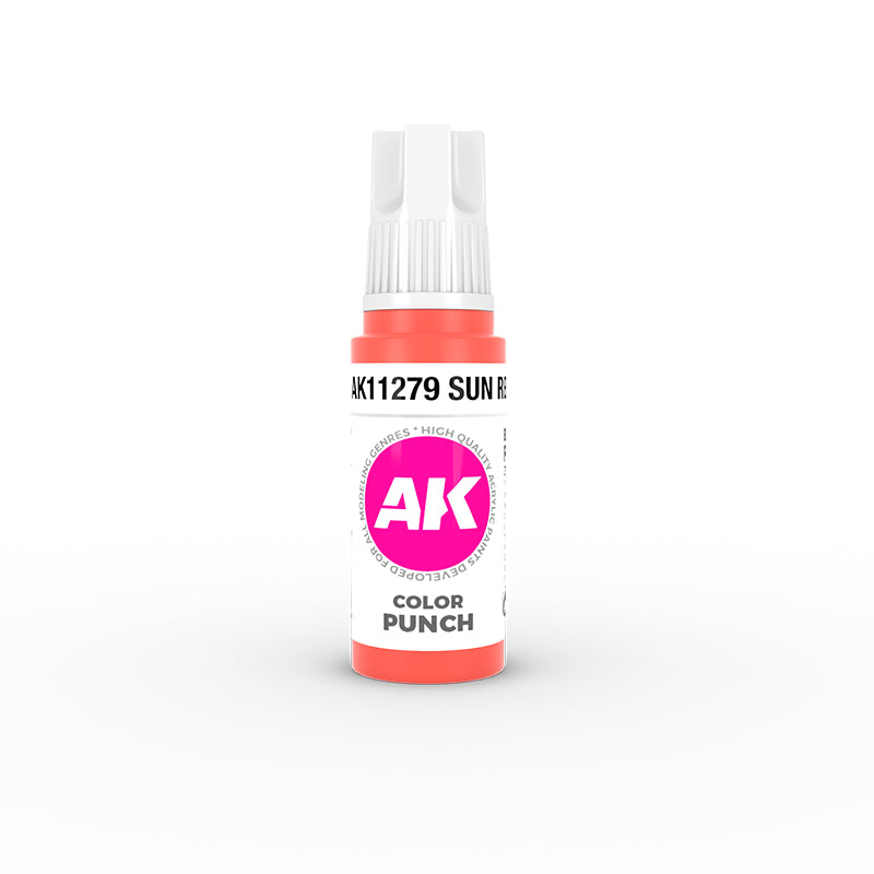 AK Interactive - Colour Punch - Sun Red 17 ml