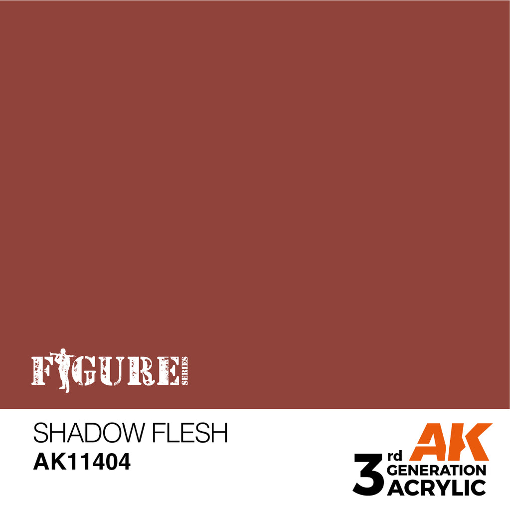 AK Interactive 3Gen Figures Acrylics - Shadow Flesh 17ml