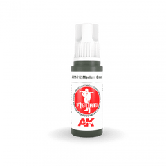 AK Interactive 3Gen Figures Acrylics - Medium Green 17ml
