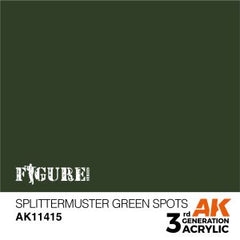 AK Interactive 3Gen Figures Acrylics - Splittermuster Green Spots 17ml
