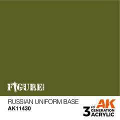 AK Interactive 3Gen Figures Acrylics - Russian Uniform Base 17ml