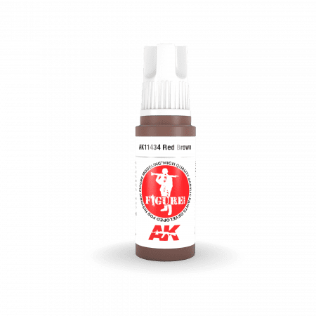 AK Interactive 3Gen Figures Acrylics - Red Brown 17ml