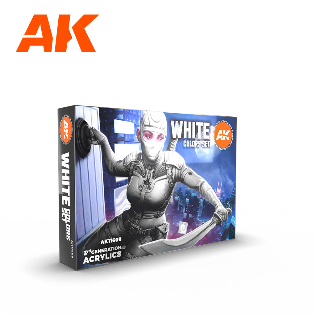 AK Interactive 3Gen Sets - White Colors