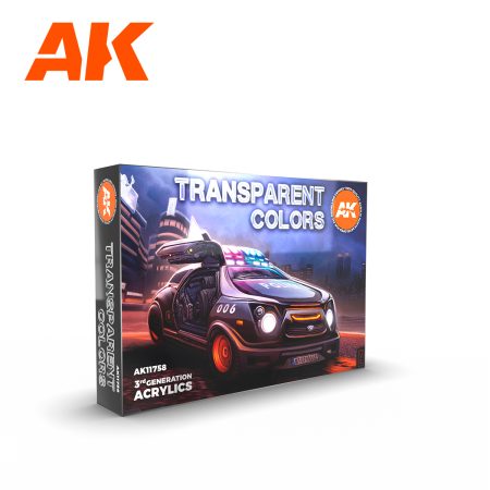 AK Interactive 3Gen Sets - Transparent Colors