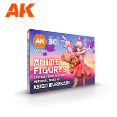 Ak Interactive 3Gen Sets - Anime Figures - Special Flesh And Skins - Signature Set By Keigo Murakami