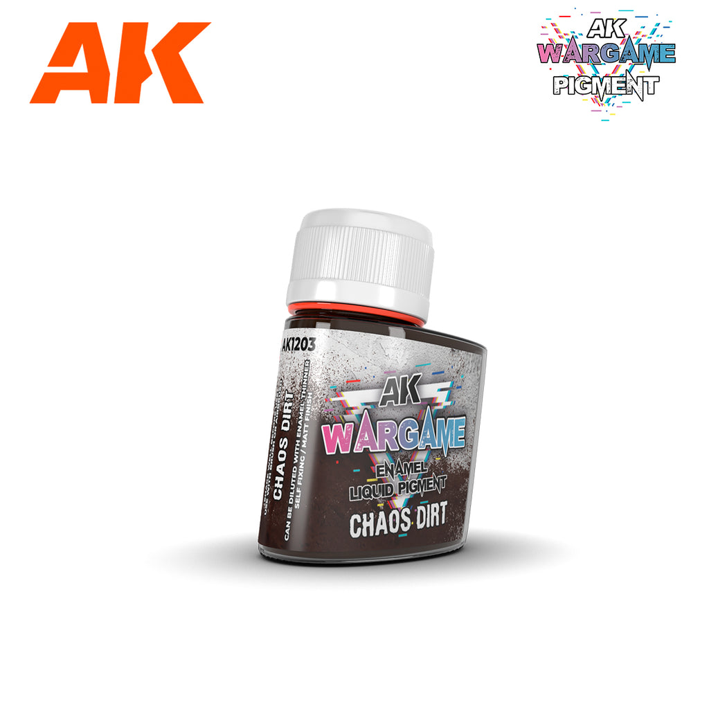 AK Interactive Wargame Enamel Liquid Pigments - Chaos Dirt 35 ml