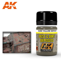 AK Interactive Weathering Products - Sand Yellow Deposit
