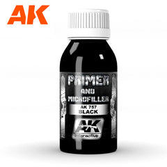 AK Interactive Metallics - Black Primer And Microfiller 100 Ml
