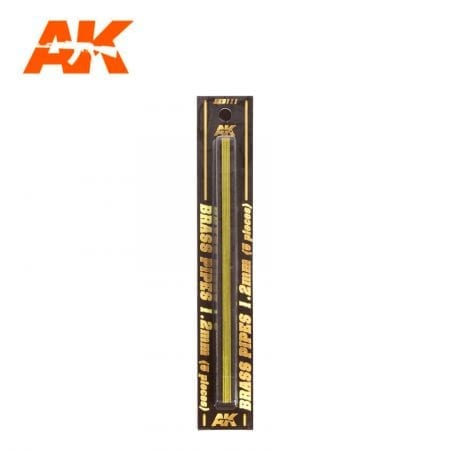 AK Interactive Building Materials - Brass Pipes 1.2mm (5)