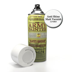 Army Painter Spray Primer - Anti-Shine Dull Matt Varnish 400ml