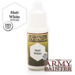 Army Painter Warpaints - Matt White Acrylic Paint 18ml