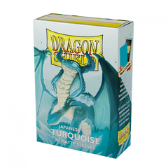 Sleeves - Dragon Shield Japanese - Box 60 - Turquoise Yadolom Matte