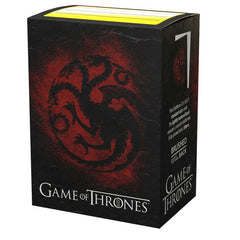LC Sleeves - Dragon Shield - Box 100 - Brushed Art - Game of Thrones House Targaryen