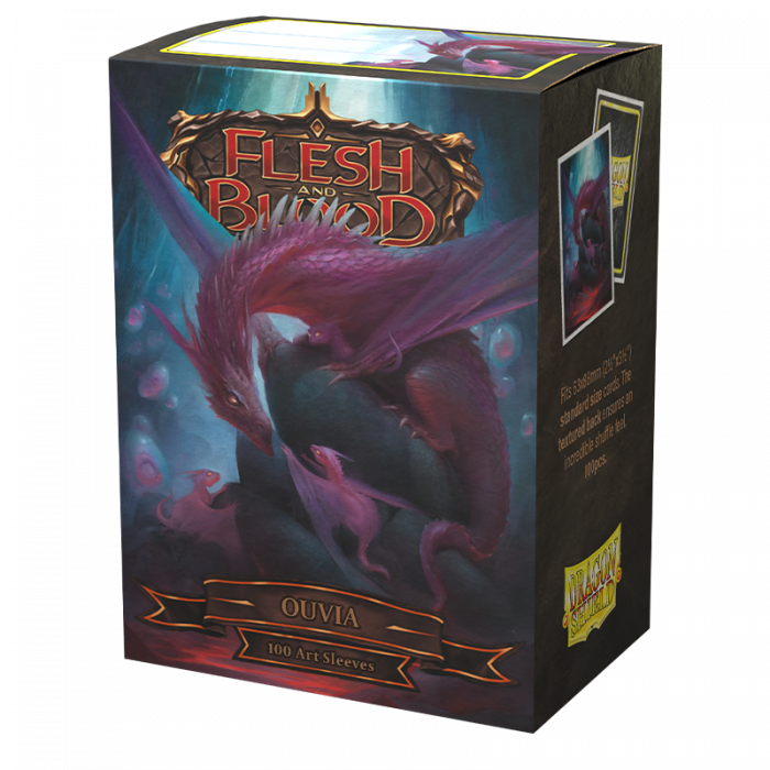 Sleeves - Dragon Shield - Box 100 - Matte Art - Flesh and Blood Ouvia