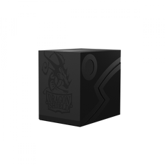 Deck Box Dragon Shield Revised Double Shell - Shadow Black/Black