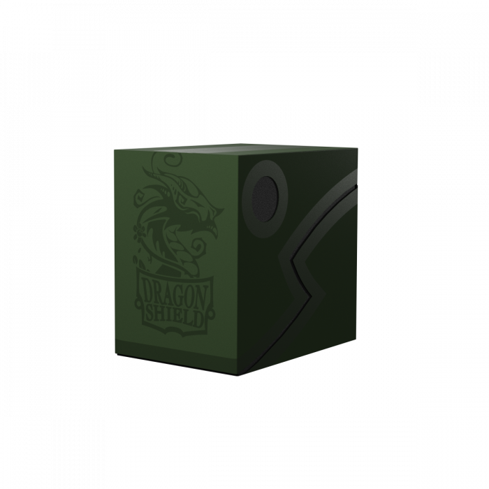 Deck Box Dragon Shield Revised Double Shell - Forest Green/Black