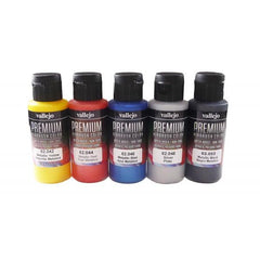 Vallejo Premium Colour - Metallic 5 Colour Set