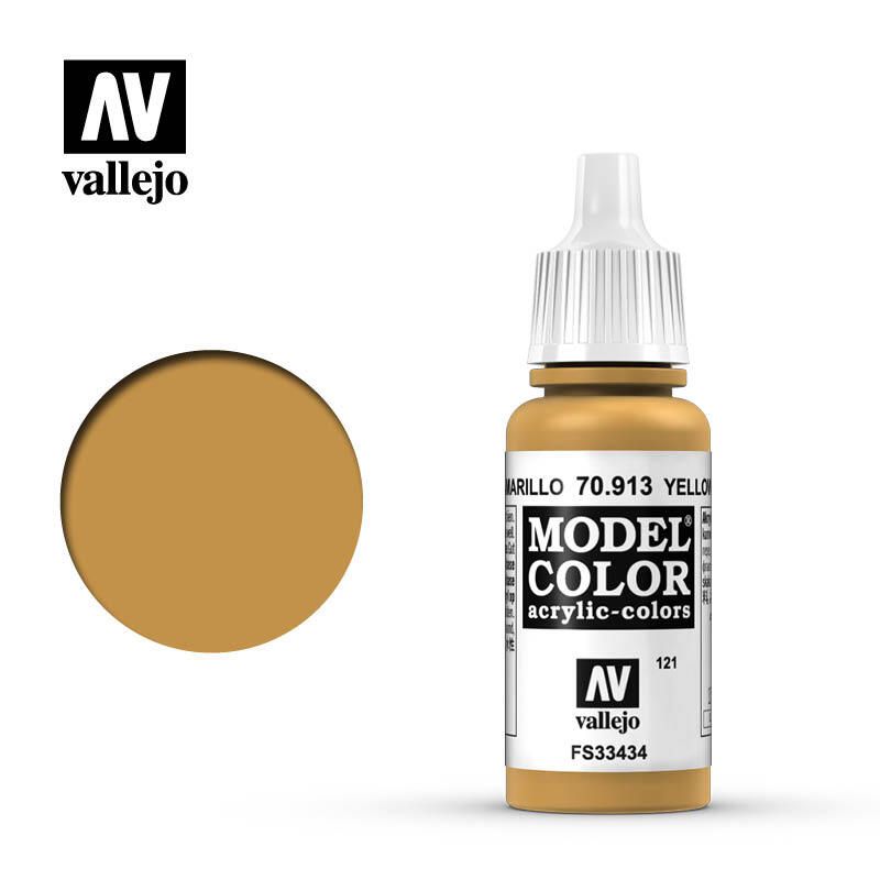 Vallejo Model Colour - Yellow Ochre 17 ml