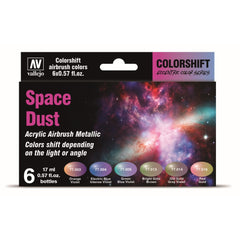 Vallejo Eccentric AV77091 - The Shifters Space Dust (6 Colour Set) Acrylic Airbrush Paint