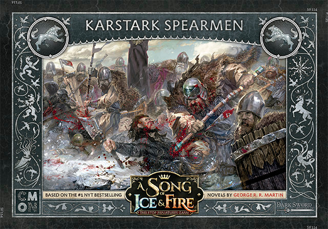 A Song of Ice and Fire House Karstark Spearmen Board Game