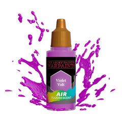 Army Painter Metallics - Air Violet Volt Fluo Acrylic Paint 18ml
