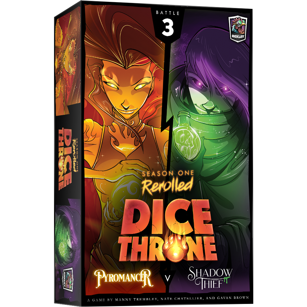 Dice Throne Season 1 Rerolled Pyromancer v Shadow Thief Box 3