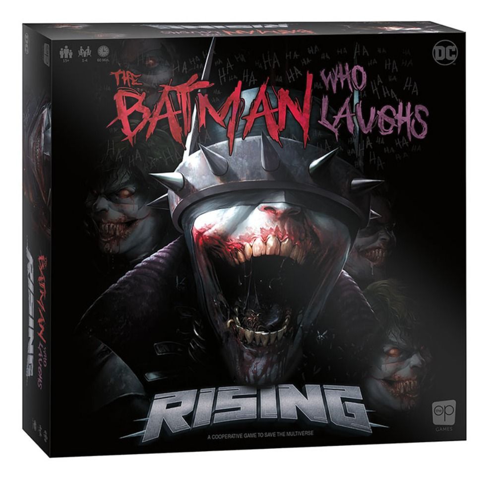 The Batman Who Laughs Rising Board Game