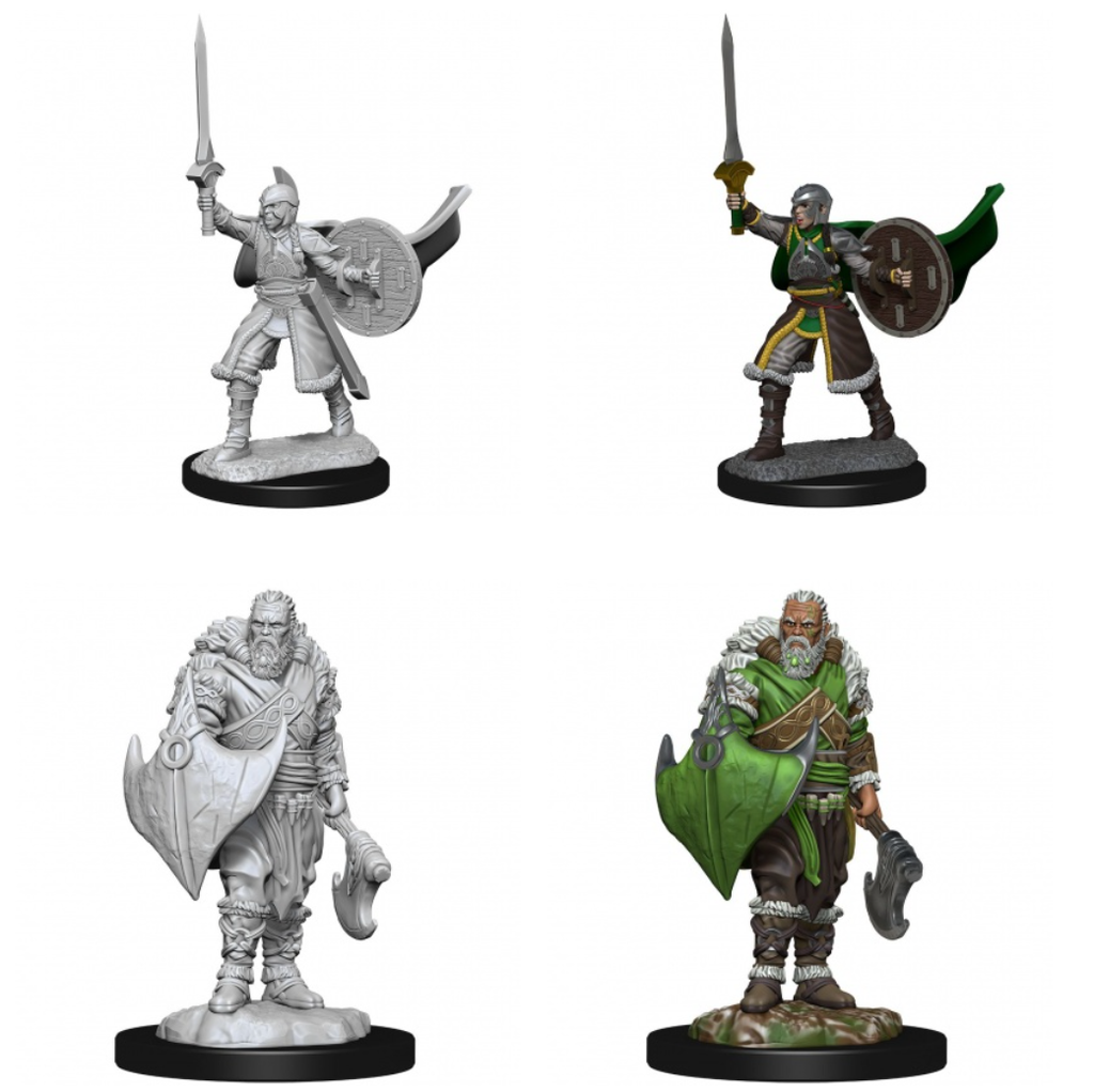 LC Magic the Gathering Unpainted Miniatures Human Berserkers