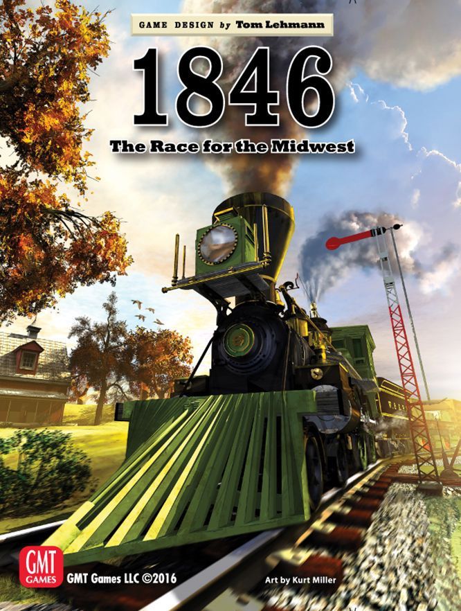 1846 The Race to the Midwest Board Game