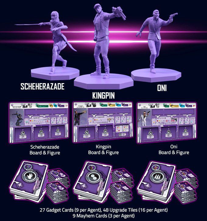 Agents of Mayhem Firing Squad Expansion Board Game