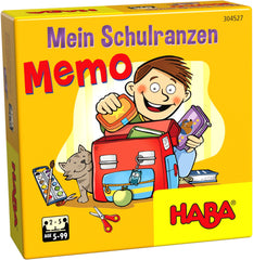 My Backpack Memory Game - Mein Schulranzen Memo