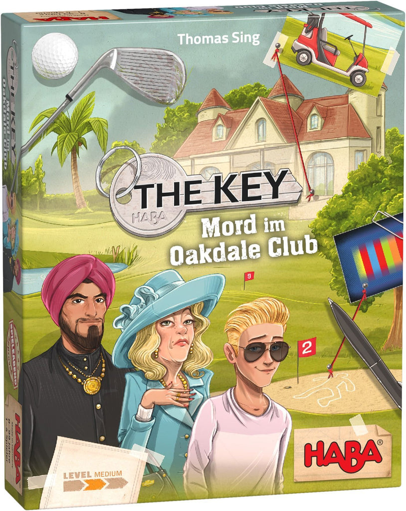 The Key Murder at the Oakdale Club Board Game