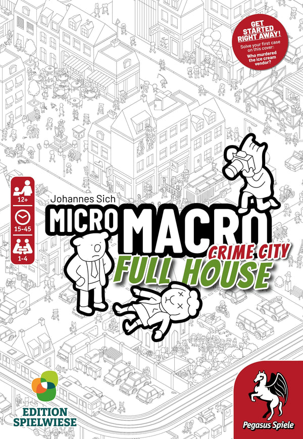 MicroMacro Crime City Full House Board Game