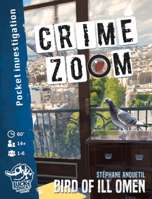 LC Crime Zoom A Bird of Ill Omen Case 2 Board Game