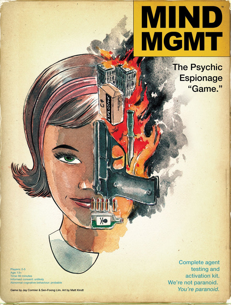 MIND MGMT The Psychic Espionage Game Board Game