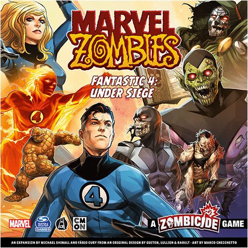 PREORDER Marvel Zombies A Zombicide Game Fantastic 4 Under Siege Board Game