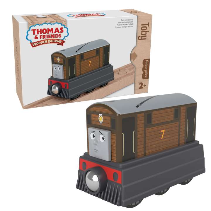 PREORDER Thomas and Friends - Wooden Railway - Toby Engine (Small)