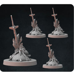 Dark Souls RPG Miniatures: Bonfires