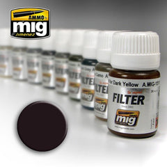 LC Ammo by MIG Filters Brown for Dark Green 35ml