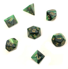 CHX 26439 Gemini Black-Green/gold 7-Die Set