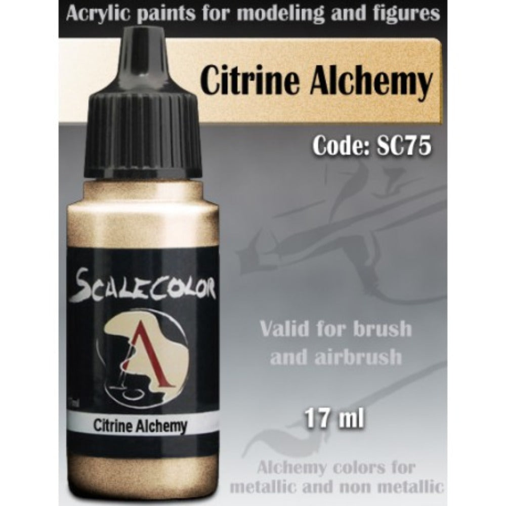 Scale 75 Scalecolor Metal n Alchemy Citrine Alchemy 17ml