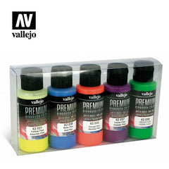 Vallejo AV62102 Premium Colour - Fluo 5 Colour Set