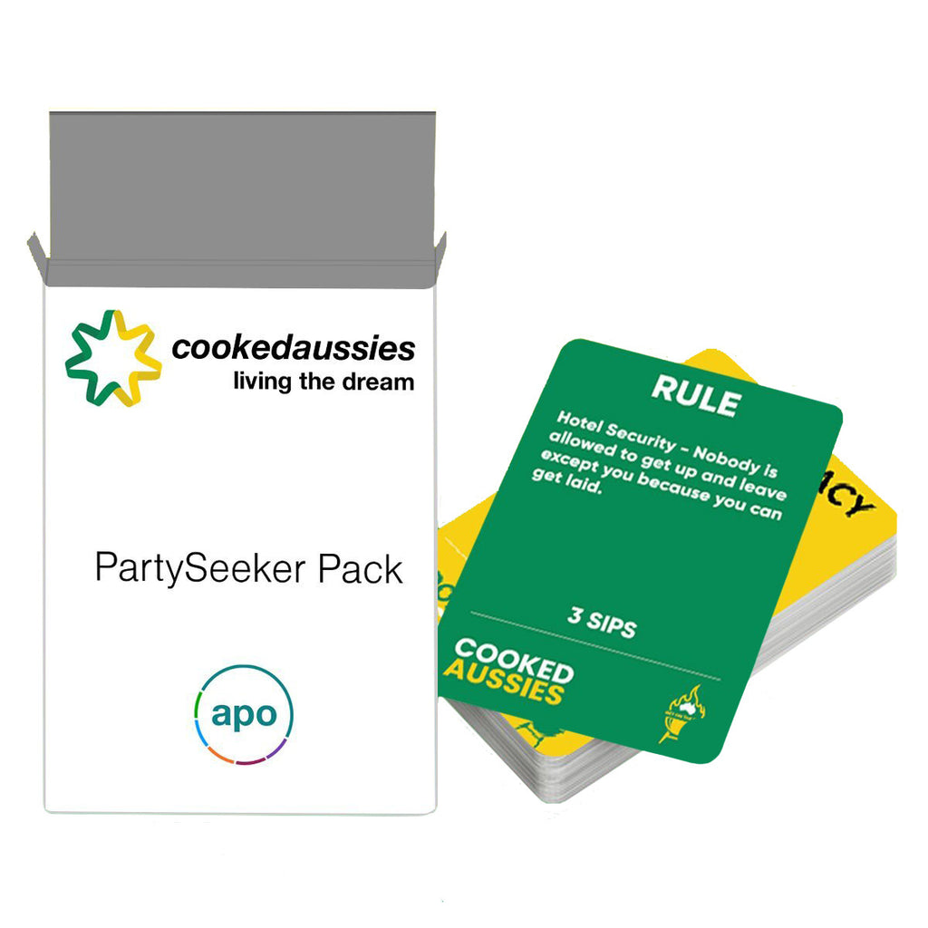 Cooked Aussies PartySeeker Pack Board Game