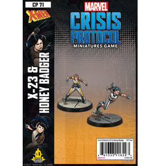 Marvel Crisis Protocol Miniatures Game X-23 & Honey Badger Character Pack