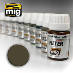 LC Ammo by MIG Filters Dark Grey for White 35ml