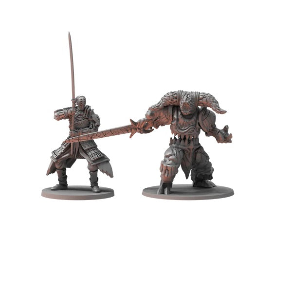 Dark Souls RPG Miniatures: Sir Alonne & Smelter Demon